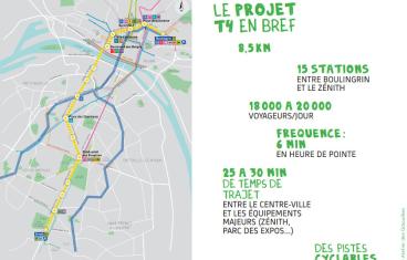 La ligne de bus T4 à Rouen