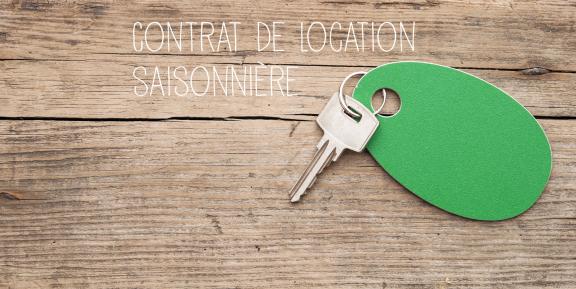 contrat de location saisonnière