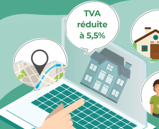 Infographie immobilier : l'achat en TVA réduite
